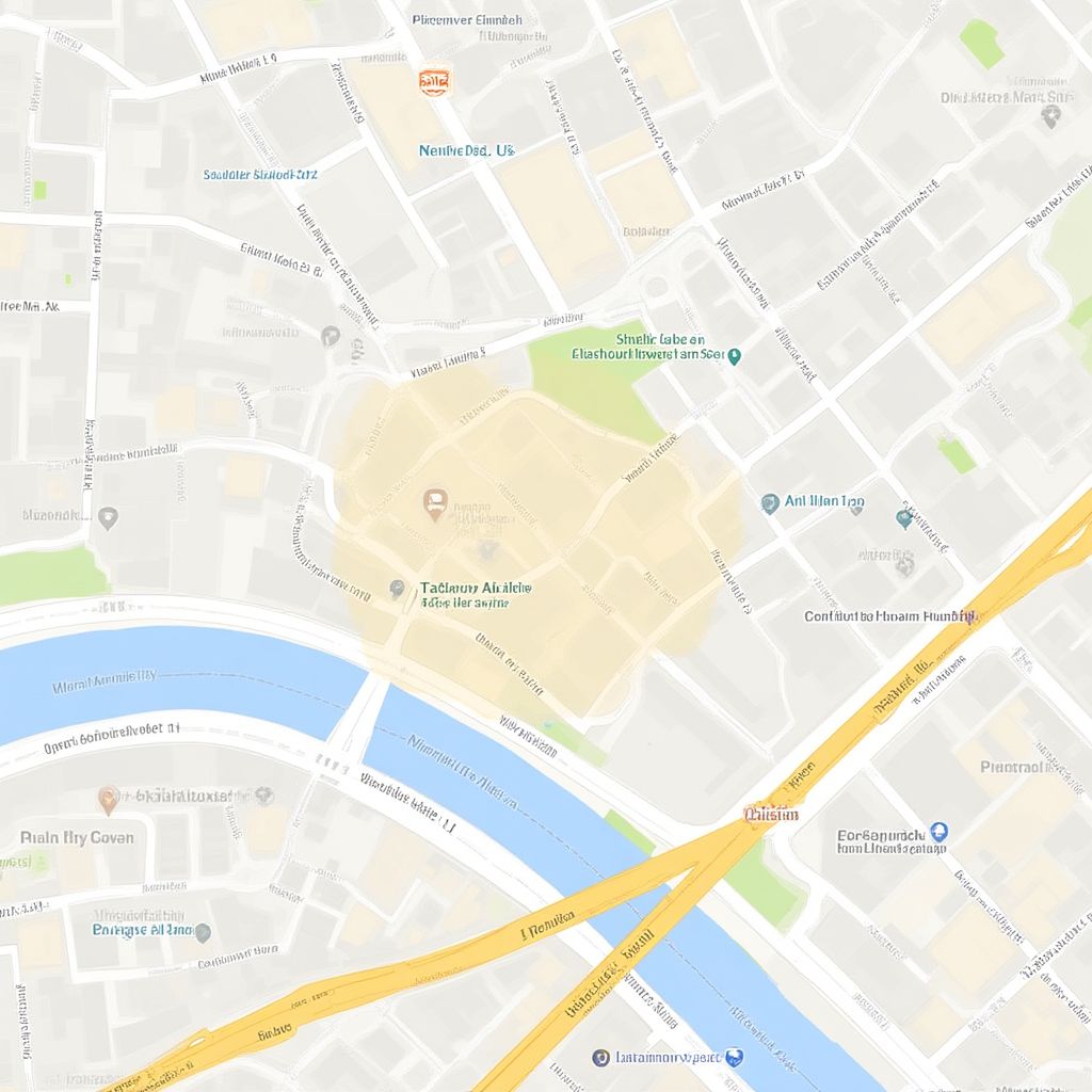 Mapa kanceláře v Praze