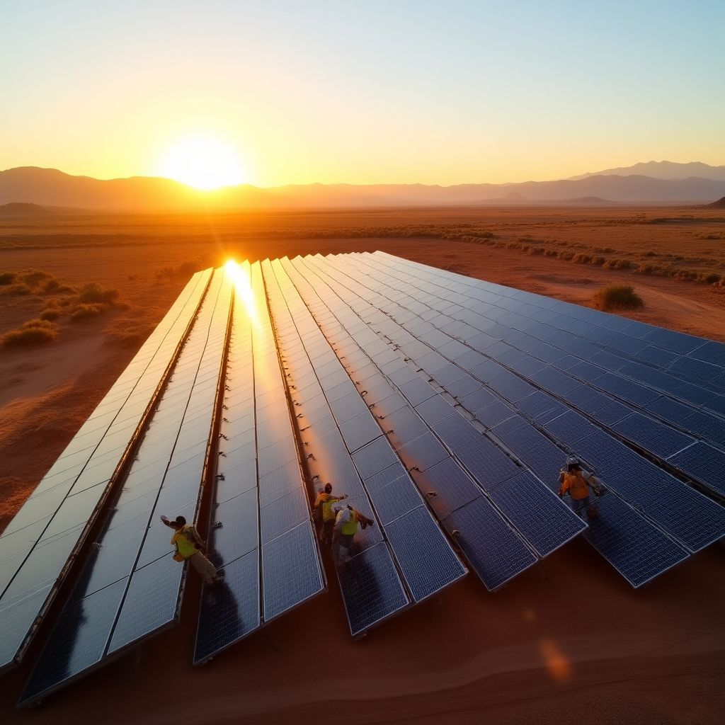 Proyecto de energía renovable en Argentina